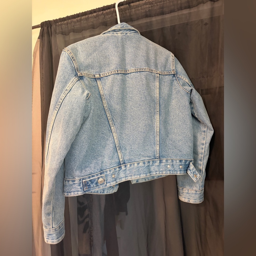 Zara jean jacket with wool lining - Picture 4 of 4